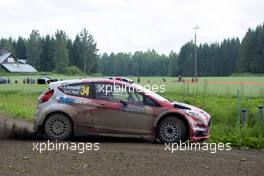 Fergus Greensmith (GBR) -  Craig Parry (GBR) Ford Fiesta R5 27-30.07.2017. FIA World Rally Championship 2016, Rd 9, Rally Finland, Jyvaskyla, Finland.
