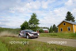 Elfyn Evans (GBR)-Daniel Barritt (GBR) Ford Fiesta WRC, M-Sport World Rally Team 27-30.07.2017. FIA World Rally Championship 2016, Rd 9, Rally Finland, Jyvaskyla, Finland.