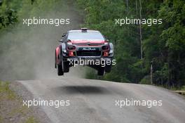 Kris Meeke (GBR)-Paul Nagle (IRL) Citroen C3 WRC, Citroen Total Abu Dhabi WRT 27-30.07.2017. FIA World Rally Championship 2016, Rd 9, Rally Finland, Jyvaskyla, Finland.