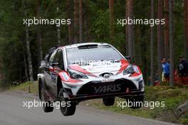 Shakedown, Essapeka Lappi (FIN) Janne Ferm (FIN), TOYOTA YARIS WRC, TOYOTA GAZOO RACING WRT 27-30.07.2017. FIA World Rally Championship 2016, Rd 9, Rally Finland, Jyvaskyla, Finland.