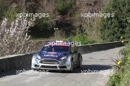 Pierre Louis LOUBET (FRA) - Vincent LANDAIS (FRA) FORD FIESTA R5 06-09.04.2017. FIA World Rally Championship, Rd 4, Rally Tour De Corse, Ajaccio, Trier, France.