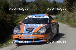 Jean Mathieu LEANDRI (FRA) - Anthony GORGUILO (FRA) PORSCHE 996 GT3 RS 06-09.04.2017. FIA World Rally Championship, Rd 4, Rally Tour De Corse, Ajaccio, Trier, France.