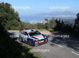 Thierry Neuville (BEL)-Nicolas Gilsoul (BEL) Hyundai i20 Coupe WRC, Hyundai Motorsport 06-09.04.2017. FIA World Rally Championship, Rd 4, Rally Tour De Corse, Ajaccio, Trier, France.
