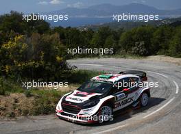 Elfyn Evans (GBR)-Daniel Barritt (GBR) Ford Fiesta WRC, M-Sport World Rally Team 06-09.04.2017. FIA World Rally Championship, Rd 4, Rally Tour De Corse, Ajaccio, Trier, France.