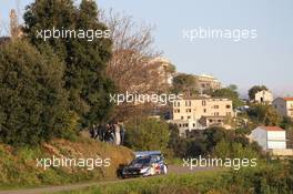 Shakedown, Sebastien Ogier (FRA)-Julien Ingrassia (FRA) Ford Fiesta WRC, M-Sport World Rally Team 06-09.04.2017. FIA World Rally Championship, Rd 4, Rally Tour De Corse, Ajaccio, Trier, France.