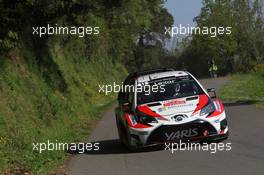 Shakedown, Juho Hanninen (FIN)-Kaj Lindstrom (FIN) Toyota Yaris WRC, Toyota Gazoo Racing WRT 06-09.04.2017. FIA World Rally Championship, Rd 4, Rally Tour De Corse, Ajaccio, Trier, France.
