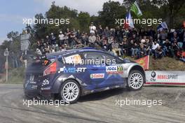 Eric Camilli (FRA)-Benjamin Veillas (FRA) Ford Fiesta, M-Sport World Rally Team 06-09.04.2017. FIA World Rally Championship, Rd 4, Rally Tour De Corse, Ajaccio, Trier, France.