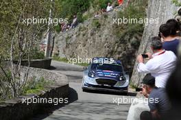 Ott Tanak (EAU)-Martin Jarveoja (EST),Ford Fiesta WRC, M-Sport World Rally Team 06-09.04.2017. FIA World Rally Championship, Rd 4, Rally Tour De Corse, Ajaccio, Trier, France.
