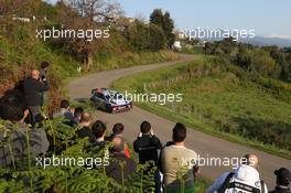 Shakedown, Hayden Paddon (NZL)-John Kennard (NZL) Hyundai i20 Coupe WRC, Hyundai Motorsport 06-09.04.2017. FIA World Rally Championship, Rd 4, Rally Tour De Corse, Ajaccio, Trier, France.