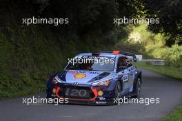 Shakedown, Thierry Neuville (BEL)-Nicolas Gilsoul (BEL) Hyundai i20 Coupe WRC, Hyundai Motorsport 06-09.04.2017. FIA World Rally Championship, Rd 4, Rally Tour De Corse, Ajaccio, Trier, France.