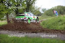 17.08.2017 - Shakedown, TIDEMAND Pontus (SWE) -  ANDERSSON Jonas (SWE) SKODA FABIA R5, SKODA MOTORSPORT 18-20.08.2017 FIA World Rally Championship 2017, Rd 10, Rally Deutschland, Bostalsee, Germany
