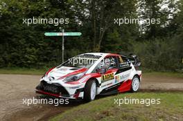 18.08.2017 - Juho Hanninen (FIN)-Kaj Lindstrom (FIN) Toyota Yaris WRC, Toyota Gazoo Racing WRT 18-20.08.2017 FIA World Rally Championship 2017, Rd 10, Rally Deutschland, Bostalsee, Germany