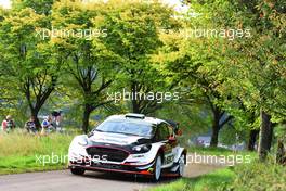 17.08.2017 - Shakedown, Elfyn Evans (GBR)-Daniel Barritt (GBR) Ford Fiesta WRC, Mâ€Sport World Rally Team 18-20.08.2017 FIA World Rally Championship 2017, Rd 10, Rally Deutschland, Bostalsee, Germany