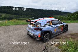 18.08.2017 - Dani Sordo (ESP)-Marc Marti (ESP),Hyundai i2 Coupe WRC, Hyundai Motorsport 18-20.08.2017 FIA World Rally Championship 2017, Rd 10, Rally Deutschland, Bostalsee, Germany