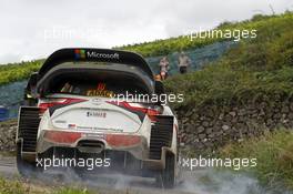 18.08.2017 - Jari-Matti Latvala (FIN)-Miikka Anttila (FIN) Toyota Yaris WRC, Toyota Gazoo Racing WRT 18-20.08.2017 FIA World Rally Championship 2017, Rd 10, Rally Deutschland, Bostalsee, Germany