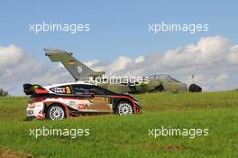20.08.2017 - Elfyn Evans (GBR)-Daniel Barritt (GBR) Ford Fiesta WRC, Mâ€Sport World Rally Team 18-20.08.2017 FIA World Rally Championship 2017, Rd 10, Rally Deutschland, Bostalsee, Germany