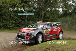18.08.2017 - Andreas Mikkelsen (NOR)-Anders Jaeger (NOR) CITROEN C3 WRC, CITROEN TOTAL ABU DHABI WRT 18-20.08.2017 FIA World Rally Championship 2017, Rd 10, Rally Deutschland, Bostalsee, Germany