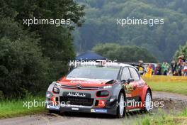 17.08.2017 - Shakedown, Kris Meeke (GBR)-Paul Nagle (IRL) Citroen C3 WRC, Citroen Total Abu Dhabi WRT 18-20.08.2017 FIA World Rally Championship 2017, Rd 10, Rally Deutschland, Bostalsee, Germany
