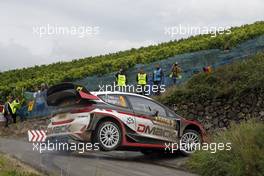 18.08.2017 - Elfyn Evans (GBR)-Daniel Barritt (GBR) Ford Fiesta WRC, Mâ€Sport World Rally Team 18-20.08.2017 FIA World Rally Championship 2017, Rd 10, Rally Deutschland, Bostalsee, Germany