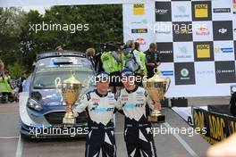 20.08.2017 - Ott Tanak (EAU)-Martin Jarveoja (EST),Ford Fiesta WRC, Mâ€Sport World Rally Team race winner 18-20.08.2017 FIA World Rally Championship 2017, Rd 10, Rally Deutschland, Bostalsee, Germany