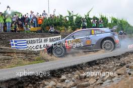 18.08.2017 - Dani Sordo (ESP)-Marc Marti (ESP),Hyundai i2 Coupe WRC, Hyundai Motorsport 18-20.08.2017 FIA World Rally Championship 2017, Rd 10, Rally Deutschland, Bostalsee, Germany