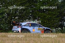 17.08.2017 - Shakedown, Hayden Paddon (NZL)-John Kennard (NZL) Hyundai i20 Coupe WRC, Hyundai Motorsport 18-20.08.2017 FIA World Rally Championship 2017, Rd 10, Rally Deutschland, Bostalsee, Germany