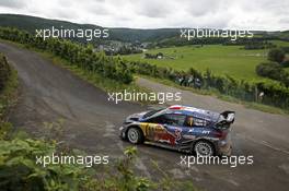 18.08.2017 - SÃ©bastien Ogier (FRA)-Julien Ingrassia (FRA) Ford Fiesta WRC, Mâ€Sport World Rally Team 18-20.08.2017 FIA World Rally Championship 2017, Rd 10, Rally Deutschland, Bostalsee, Germany