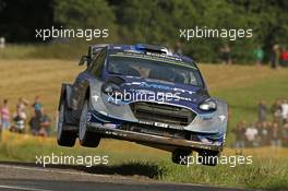 20.08.2017 - Ott Tanak (EAU)-Martin Jarveoja (EST),Ford Fiesta WRC, Mâ€Sport World Rally Team 18-20.08.2017 FIA World Rally Championship 2017, Rd 10, Rally Deutschland, Bostalsee, Germany