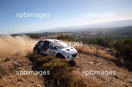PIENIAZEK Lukasz (POL) - MAZUR Przemyslaw PEUGEOT 208 T16, TRT PEUGEOT WORLD RALLY TEAM 9-11.06.2017. FIA World Rally Championship, Rd 7, Rally Italia Sardinia, Sardegna, Italy.
