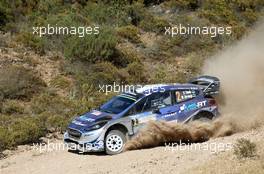 Ott Tanak (EAU)-Martin Jarveoja (EST),Ford Fiesta WRC, M-Sport World Rally Team 9-11.06.2017. FIA World Rally Championship, Rd 7, Rally Italia Sardinia, Sardegna, Italy.