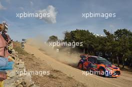 Jean-Michel Raoux (FRA) - Laurent Magat (FRA) - Citroen DS3 WRC 9-11.06.2017. FIA World Rally Championship, Rd 7, Rally Italia Sardinia, Sardegna, Italy.