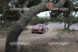 ROSSEL Yohan (FRA) - FULCRAND Benoit (FRA) CITROEN DS3 R5 9-11.06.2017. FIA World Rally Championship, Rd 7, Rally Italia Sardinia, Sardegna, Italy.