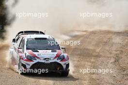 Juho Hanninen (FIN) - Kaj Lindstrom (FIN) - Toyota Yaris WRC, Toyota Gazoo Racing Wrt 9-11.06.2017. FIA World Rally Championship, Rd 7, Rally Italia Sardinia, Sardegna, Italy.