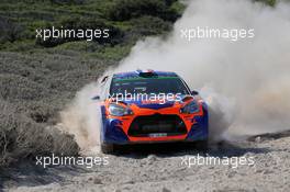 RAOUX Jean-Michel (FRA) - MAGAT Laurent (FRA)  CITROEN DS3 WRC 9-11.06.2017. FIA World Rally Championship, Rd 7, Rally Italia Sardinia, Sardegna, Italy.