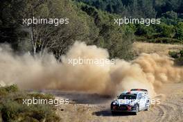 Dani Sordo (ESP)-Marc Marti (ESP),Hyundai i2 Coupe WRC, Hyundai Motorsport 9-11.06.2017. FIA World Rally Championship, Rd 7, Rally Italia Sardinia, Sardegna, Italy.