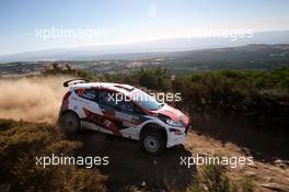  ARAI Hiroki (JAP) - MACNEALL Glenn (AUT) FORD FIESTA R5, TOMMI MAKINEN RACING 9-11.06.2017. FIA World Rally Championship, Rd 7, Rally Italia Sardinia, Sardegna, Italy.