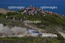 Hayden Paddon (NZL) - Sebastian Marshall (NZL) - Hyundai i20 Coupe WRC, Hyundai Motorsport 9-11.06.2017. FIA World Rally Championship, Rd 7, Rally Italia Sardinia, Sardegna, Italy.