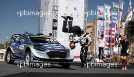 Ott Tanak (EAU)-Martin Jarveoja (EST),Ford Fiesta WRC, M-Sport World Rally Team race winner 9-11.06.2017. FIA World Rally Championship, Rd 7, Rally Italia Sardinia, Sardegna, Italy.