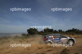 LOUBET Pierre-Louis (FRA) - LANDAIS Vincent (FRA) FORD FIESTA R5 9-11.06.2017. FIA World Rally Championship, Rd 7, Rally Italia Sardinia, Sardegna, Italy.