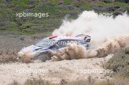 Dani Sordo (ESP) - Marc Marti (ESP) - Hyundai i20 Coupe WRC, Hyundai Motorsport 9-11.06.2017. FIA World Rally Championship, Rd 7, Rally Italia Sardinia, Sardegna, Italy.