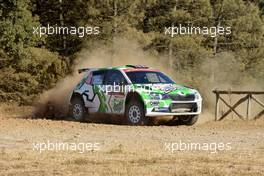 VEIBY Ole Christian (NOR) - SKJAERMOEN Stig Rune (NOR) SKODA FABIA R5, PRINTSPORT 9-11.06.2017. FIA World Rally Championship, Rd 7, Rally Italia Sardinia, Sardegna, Italy.