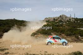 COTI ZELATI Andrea (ITA) - ALIBERTO Luigi (ITA) ABARTH 500 R3T 9-11.06.2017. FIA World Rally Championship, Rd 7, Rally Italia Sardinia, Sardegna, Italy.