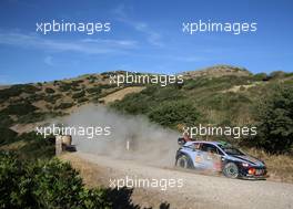 Hayden Paddon (NZL)-John Kennard (NZL) Hyundai i20 Coupe WRC, Hyundai Motorsport 9-11.06.2017. FIA World Rally Championship, Rd 7, Rally Italia Sardinia, Sardegna, Italy.