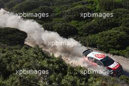 Andreas Mikkelsen (NOR) - Anders Jaeger-Synnevaag (NOR) - Citroen C3 WRC, Citroen Total Abu Dhabi Wrt 9-11.06.2017. FIA World Rally Championship, Rd 7, Rally Italia Sardinia, Sardegna, Italy.