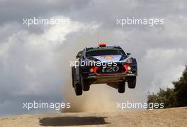 Dani Sordo (ESP)-Marc Marti (ESP),Hyundai i2 Coupe WRC, Hyundai Motorsport 9-11.06.2017. FIA World Rally Championship, Rd 7, Rally Italia Sardinia, Sardegna, Italy.