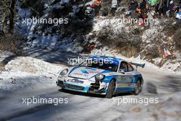 20.01.2017 - Romain DUMAS (FRA) - Gilles DE TURCKHEIM (FRA) PORSCHE 19-22.01.2017 FIA World Rally Championship 2017, Rd 1, Monte Carlo, Monte Carlo, Monaco