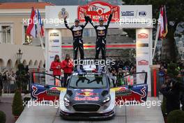 22.01.2017 - SÃ©bastien Ogier (FRA) - Julien Ingrassia (FRA) FORD FIESTA WRC, M-SPORT WORLD RALLY TEAM, race winner 19-22.01.2017 FIA World Rally Championship 2017, Rd 1, Monte Carlo, Monte Carlo, Monaco