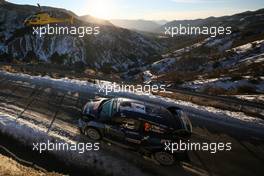 21.01.2017 - Ott Tanak (EAU)- Raigo Molder (EST), FORD FIESTA WRC, M-SPORT WORLD RALLY TEAM 19-22.01.2017 FIA World Rally Championship 2017, Rd 1, Monte Carlo, Monte Carlo, Monaco
