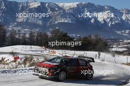 20.01.2017 - StÃ©phane Lefebvre (FRA) - Gabin Moreau (FRA) Citroen C3 WRC, CITROEN TOTAL ABU DHABI WRT 19-22.01.2017 FIA World Rally Championship 2017, Rd 1, Monte Carlo, Monte Carlo, Monaco