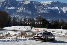 20.01.2017 - FranÃ§ois DELECOUR (FRA) - Dominique SAVIGNONI (FRA) ABARTH 124 19-22.01.2017 FIA World Rally Championship 2017, Rd 1, Monte Carlo, Monte Carlo, Monaco